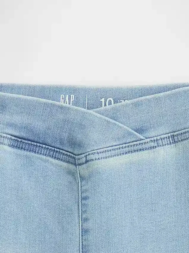 Jeggings met hoge taille en uitlopende pijpen voor kinderen