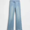 Jeggings met hoge taille en uitlopende pijpen voor kinderen