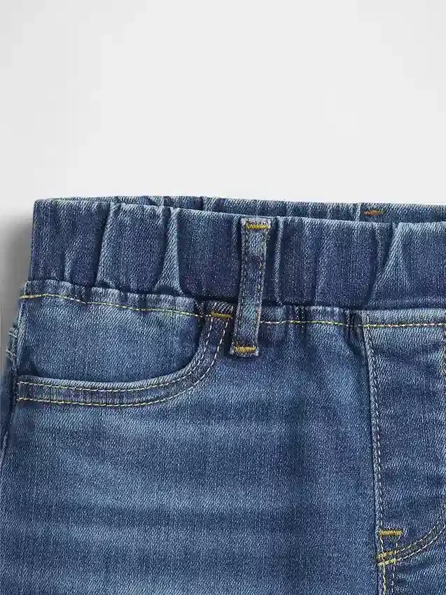Jeggings voor kinderen met middelhoge taille en trekband
