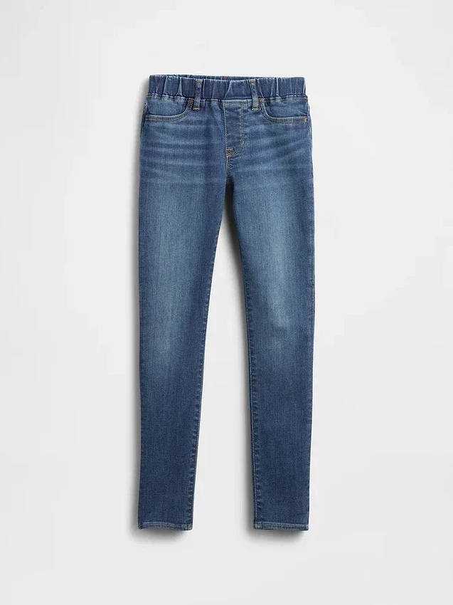 Jeggings voor kinderen met middelhoge taille en trekband