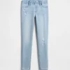 Jeggings voor kinderen met middelhoge taille en trekband