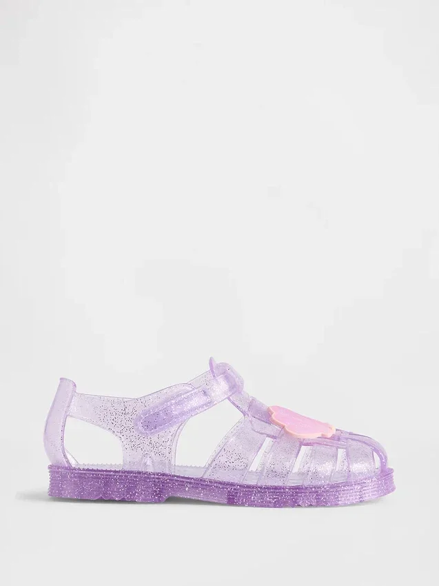Jelly-sandalen voor peuters in vissersstijl