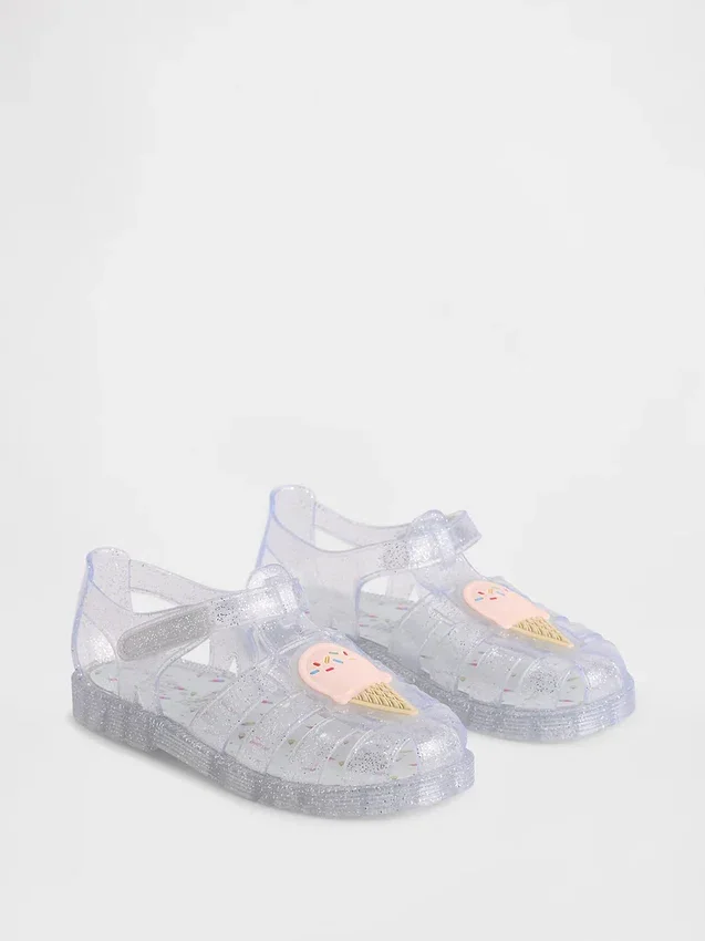 Jelly-sandalen voor peuters in vissersstijl