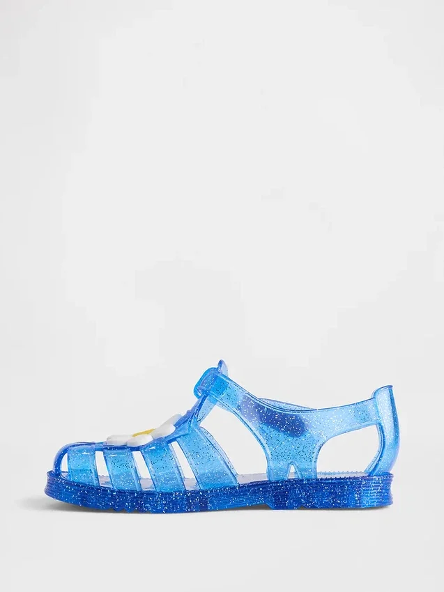 Jelly-sandalen voor peuters in vissersstijl