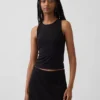 Jersey cropped tanktop