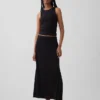 Jersey cropped tanktop
