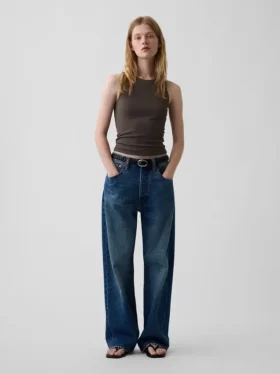 Jersey cropped tanktop