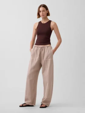 Jersey cropped tanktop