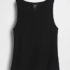 Jersey cropped tanktop