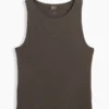 Jersey cropped tanktop