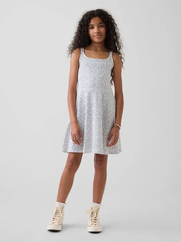 Jersey tanktopjurk voor kinderen
