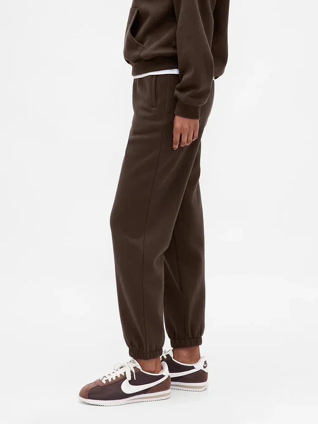 Joggingbroek met hoge taille en Vintagesoft-stof