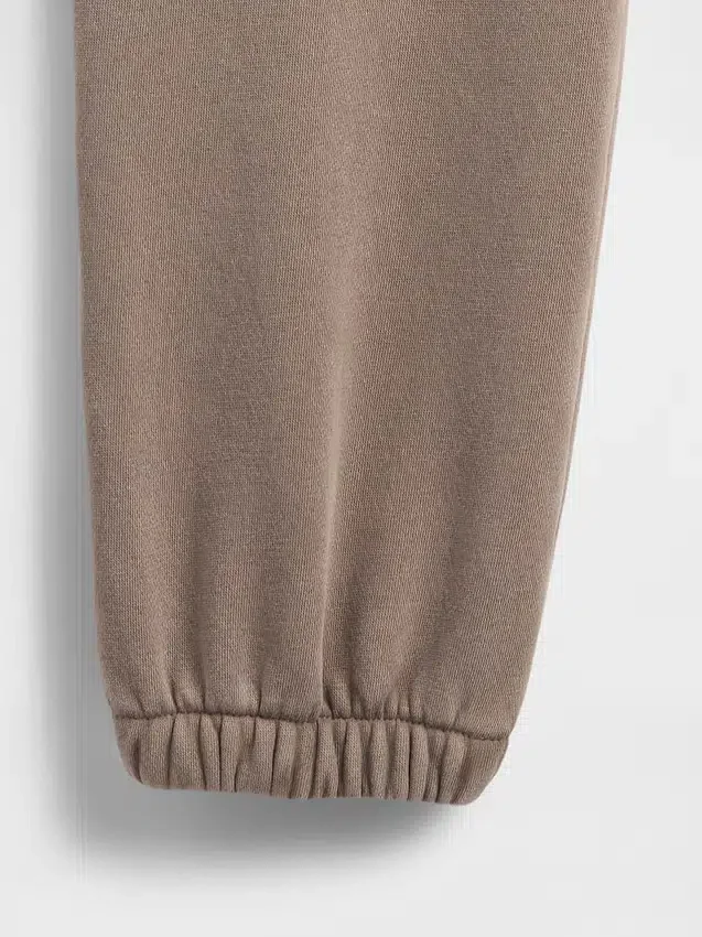 Joggingbroek met hoge taille en Vintagesoft-stof