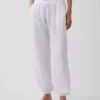 Joggingbroek van katoenen gaas