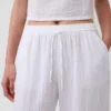 Joggingbroek van katoenen gaas