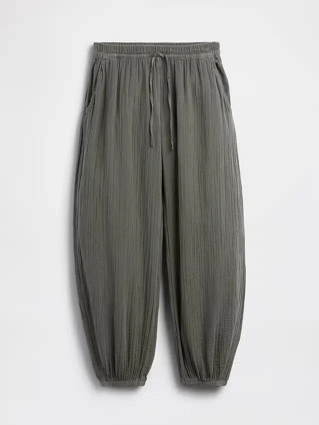 Joggingbroek van katoenen gaas