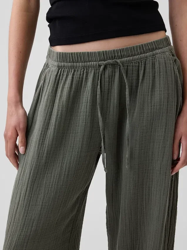 Joggingbroek van katoenen gaas
