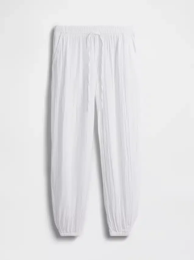 Joggingbroek van katoenen gaas