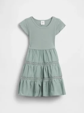 Jurk met laagjes en kanten rand voor Baby & Peuter