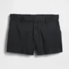 Kaki korte broek met middelhoge taille