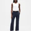 Kaki met middelhoge taille