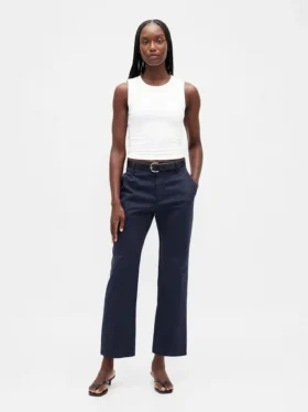 Kaki met middelhoge taille