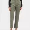 Kaki met middelhoge taille