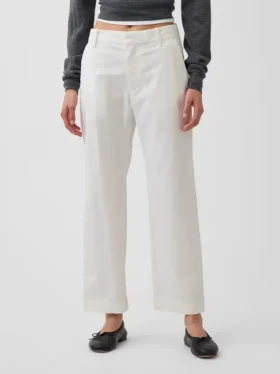 Kaki met middelhoge taille