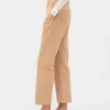 Kaki met middelhoge taille