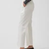 Kaki met middelhoge taille