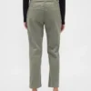 Kaki met middelhoge taille