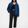 Kaki met middelhoge taille