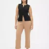 Kaki met middelhoge taille