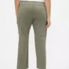 Kaki met middelhoge taille