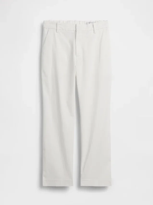 Kaki met middelhoge taille