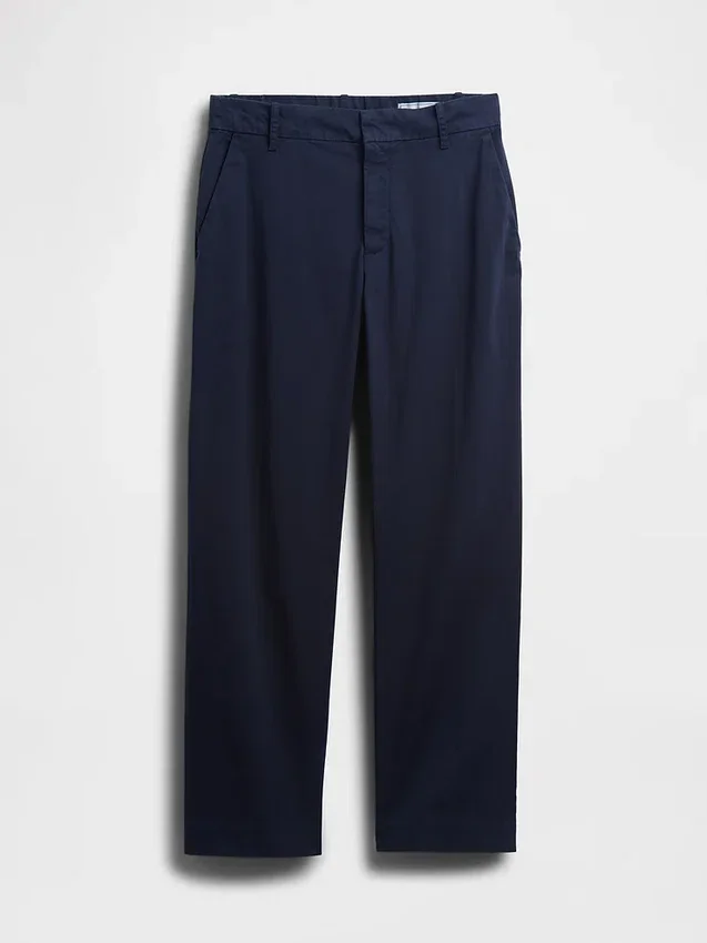 Kaki met middelhoge taille