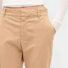 Kaki met middelhoge taille