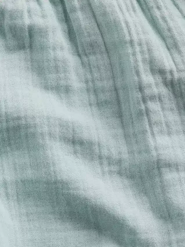 Katoenen gaas-korte broeken voor kinderen met vlinderzoom
