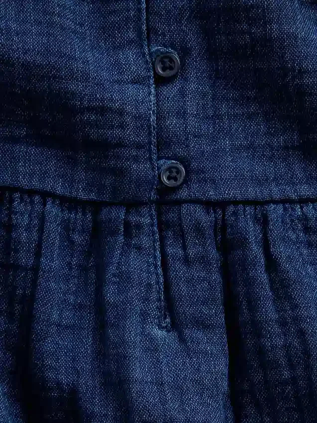 Katoenen gaas tanktop met laagjes voor kinderen
