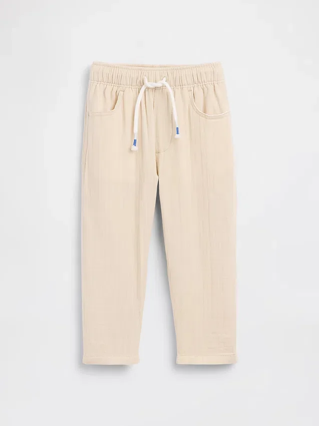 Katoenen gaasbroek met losse pijpen voor Baby & Peuter