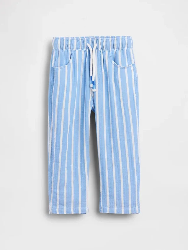 Katoenen gaasbroek met losse pijpen voor Baby & Peuter