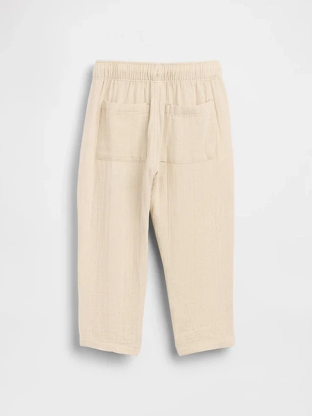 Katoenen gaasbroek met losse pijpen voor Baby & Peuter