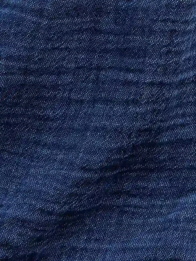 Katoenen gaasdenim-korte broek met ruches voor kinderen
