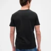 Katoenen jersey T-shirt met V-hals