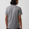 Katoenen jersey T-shirt met V-hals