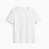Katoenen jersey T-shirt met V-hals