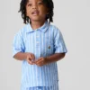 Katoenen poloshirt met print van gaas voor Baby & Peuter