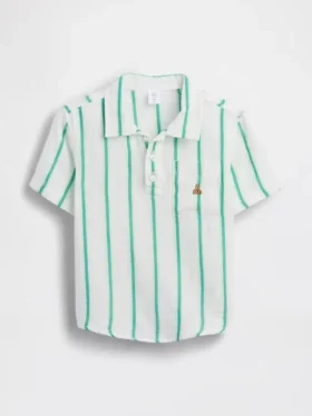 Katoenen poloshirt met print van gaas voor Baby & Peuter