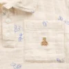 Katoenen poloshirt met print van gaas voor Baby & Peuter