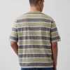 Keith Haring oversized gestreept T-shirt